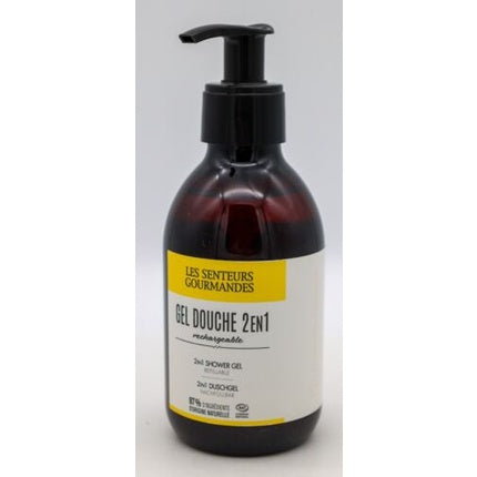 Gel de Duș 2în1, Les Senteurs Gourmandes, 240ml, reîncărcabil