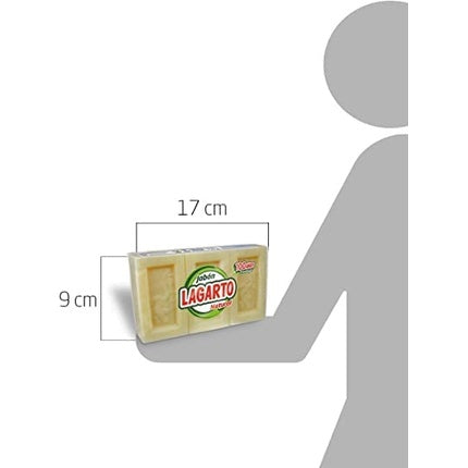 Săpun Lagarto Natural 200g, pachet 3 bucăți