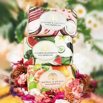 Săpun solid, The English Soap Company, Cucumber & Watermelon, 190g