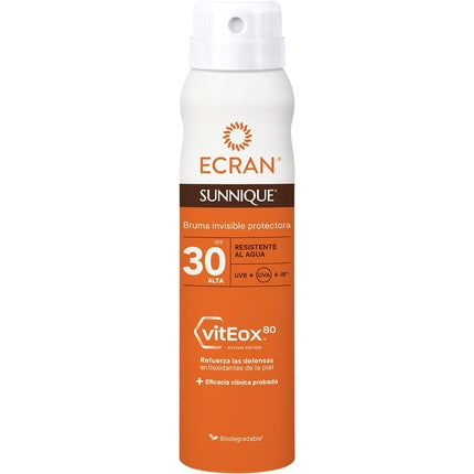 Spray protecție solară, Ecran Sunnique, SPF 30, 75ml