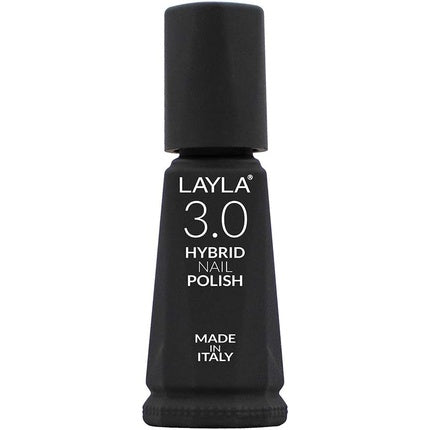 Layla Cosmetics, 3.0 Hybrid Nail Polish N.0.9 Wow-Fi, Negru