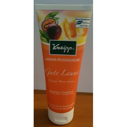 Gel de duș Kneipp, Good Mood, maracuja și grapefruit, 75 ml