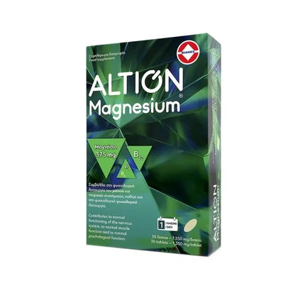 Supliment alimentar Vianex Altion Magnesium 375mg, cutie 20 comprimate