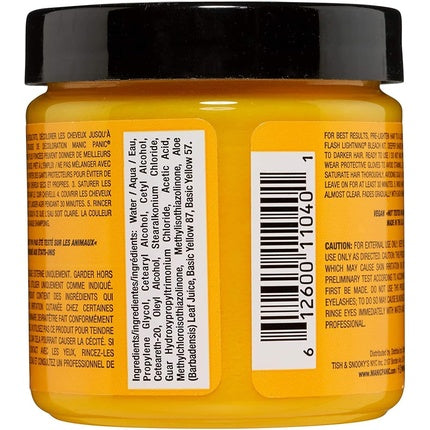 Vopsea de păr semi-permanentă, Manic Panic, Sunshine, vegană