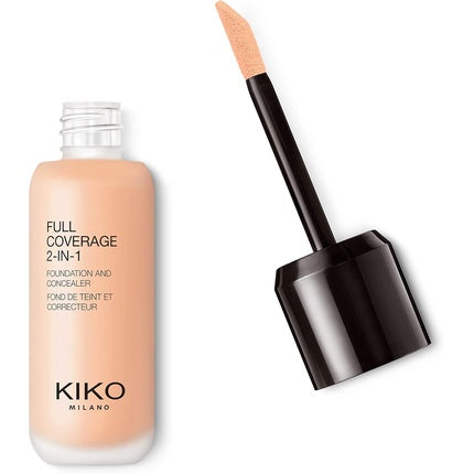 Fundație Kiko Milano Full Coverage 2-in-1, Nuanta N25