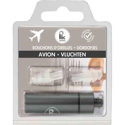 Plic Audio Airplane Earplugs, set bouchonuri urechi pentru avion, gri