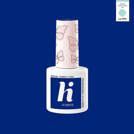 Gel Polish Hi Hybrid Royal Cobalt F340, Lac Semi-Permanent UV/LED, 5ml, Culoare Albastru Regal