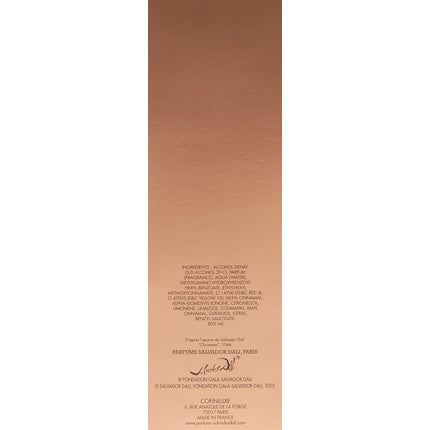 Salvador Dali Dalissime Eau De Toilette Spray, 100ml