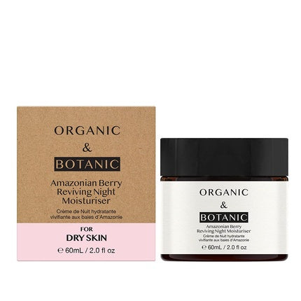 Cremă de noapte, Organic & Botanic, Amazonian Berry, 60 ml