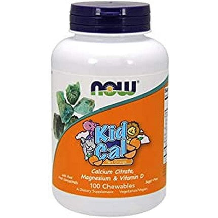 Tablete masticabile NOW Foods Kid Cal Orange Dream 100 buc 260g