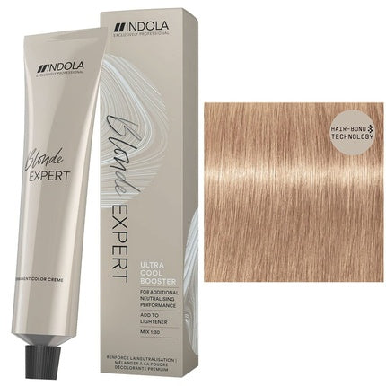 Crema colorantă pentru păr, Indola, Blond Expert P.27, 60ml, argintiu