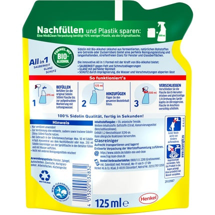Concentrat Reumplere Sidolin Mix & Clean Citrus 125ml