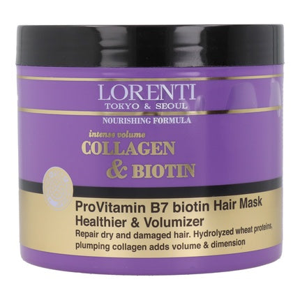 Mască de păr Lorenti, Colagen & Biotin, 500 ml