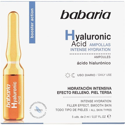 Fiole Faciale, Babaria, Acid Hialuronic 10ml