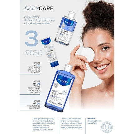 Toner Facial, Mincer, Daily Care, albastru 250ml
