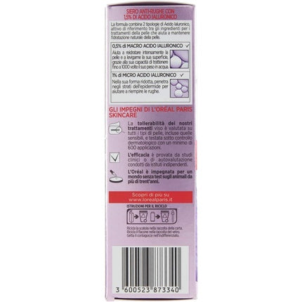 Ser anti-riduri, L'Oréal Paris, Revitalift Filler, 30ml
