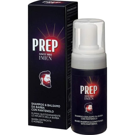 Șampon și Balsam Barbă Prep, 100ml, Negru