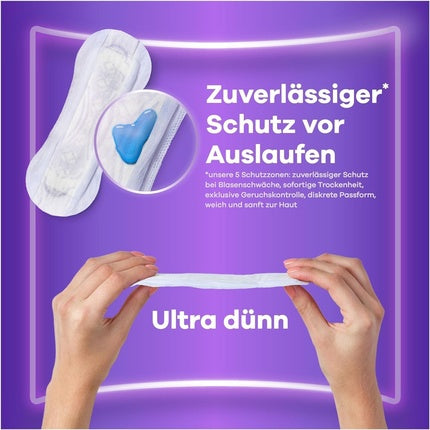 Always Discreet Incontinence Pads For Women Small Plus, 40 buc