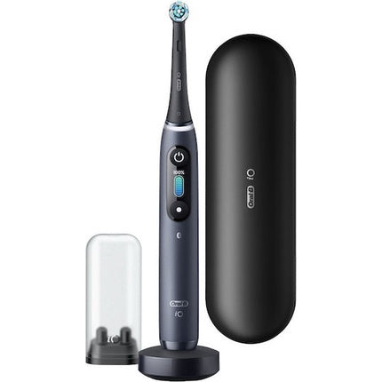 Periuță de dinți electrică Oral-B IO Series 8, senzor de presiune, timer digital, culoare negru onyx