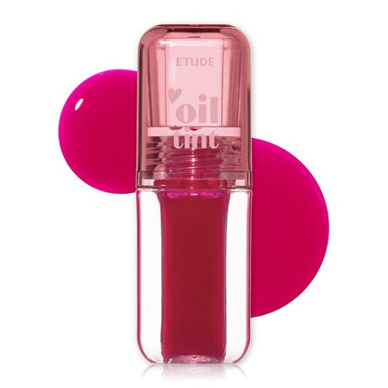 Egloasă buze, Etude House, Dear Darling Oil Tint #3 Neon Pink, 4.2ml, non-sticky
