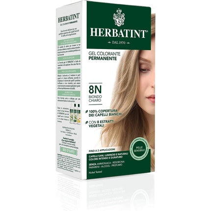 Vopsea păr, Herbatint, 8N Blond Deschis
