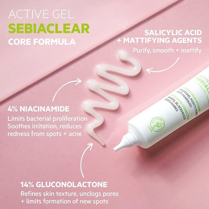 Cremă tratament acnee, Lohmann Medical, Sebiaclear Active 40ml
