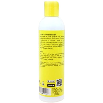 Soluție Styling Jamaican, Braid Twist Remover, 236.57ml, galben