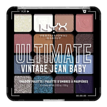 Paletă farduri de ochi, NYX, Ultimate Shadow, Jean Baby