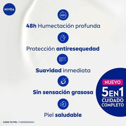 Loțiune Corp, Nivea, Milk Nutritiva, albastru, 400ml