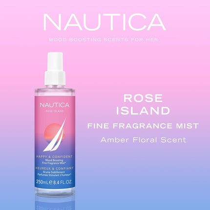 Body Mist, Nautica, Rose Island, roz-violet