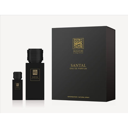 Set Parfum Sillage D'Orient Signature Santal, Cutie Neagră, Sticlă Neagră 100ml + Mic