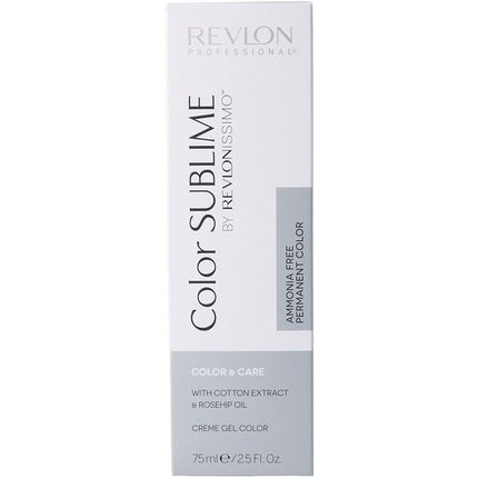 Vopsea permanenta fara amoniac, Revlon, Colour Sublime By Revlonissimo, 8.35, 75ml
