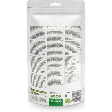 Pudră Organică de Moringa Purasana, 200 g