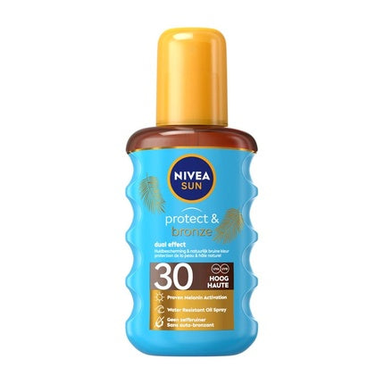 Spray protector solar, Nivea Sun Protect & Bronze SPF30, 200ml