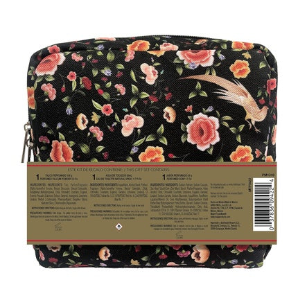 Set cadou parfumuri, Maja, model floral, negru
