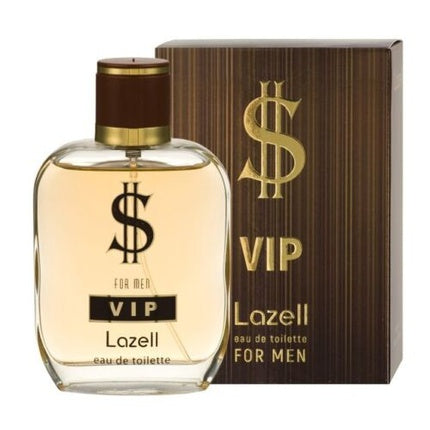 Eau De Toilette Lazell VIP For Men 100ml, sticlă transparentă, capac brun