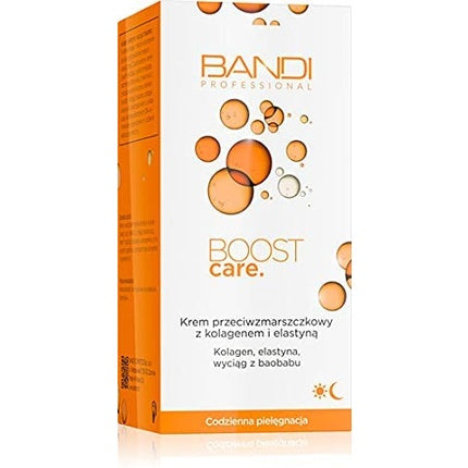 Cremă anti-îmbătrânire, Bandi, Boost Care, cu colagen și elastină, 50ml