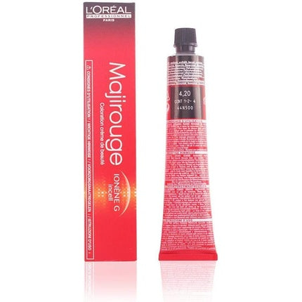 Vopsea păr, L'Oréal Majirouge, castaniu purpuriu intens