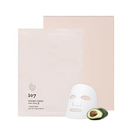 Avocado Cuddle Sheet Mask, Mască facială, 30 g