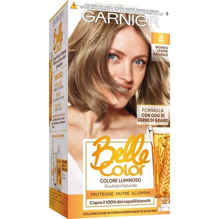Vopsea de păr, Belle Color, blond cenușiu natural 4