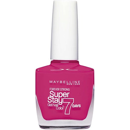 Smalt pentru unghii, Maybelline New York, Forever Strong Super Stay 7 Days, Fuchsia Rose, 10 ml