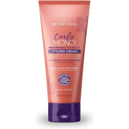 Cremă pentru păr creț, Be Natural, Monoi, 200ml