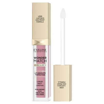 Ruj lichid Eveline Wonder Match Matte Liquid Lipstick 01, 68ml