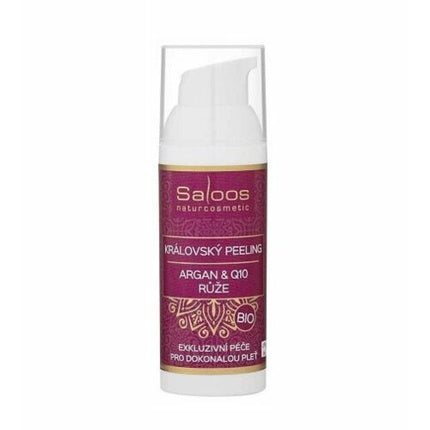 Saloos Bio Royal Peeling Argan & Q10 Rose, scrub facial, 50ml