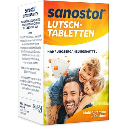 Sanostol Tablete Lutsch, Multi-Vitamină + Calciu, 75 Tablete