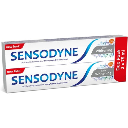 Pastă de dinți Sensodyne Extra Whitening, Duo Pack, 2x75ml