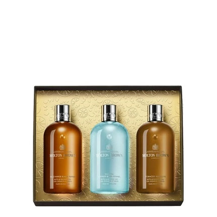 Set Cadou Corp Molton Brown Woody & Aromatic, 3 bucăți (2x 100ml + 1x 300ml), ambalaj premium