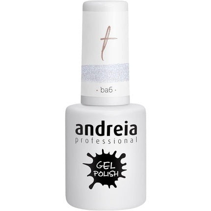 Lac de unghii Andreia, semi-permanent, culoare glitter transparent, 10.5ml