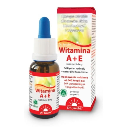 Dr. Jacob's Vitamin A+E Drops, 20 Ml - Long-Term Validity