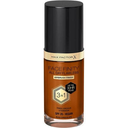 Fond de ten, Max Factor, Facefinity 3-in-1, SPF 20, ciocolată